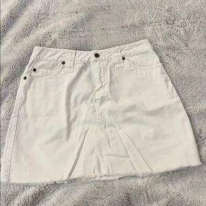 The Limited white skirt